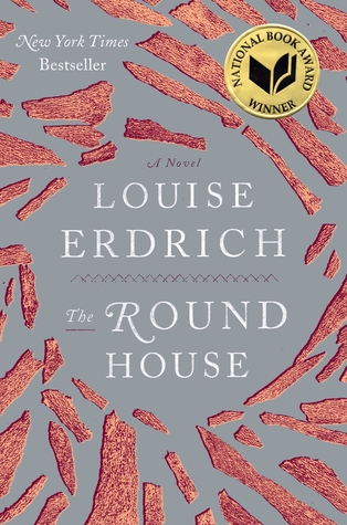 The Cover of The Round House shows red shards spiraling out from the title.